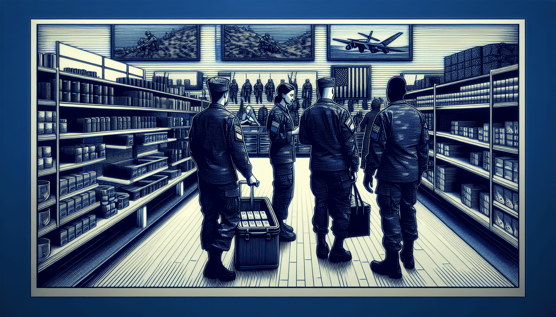 Military shopping experience